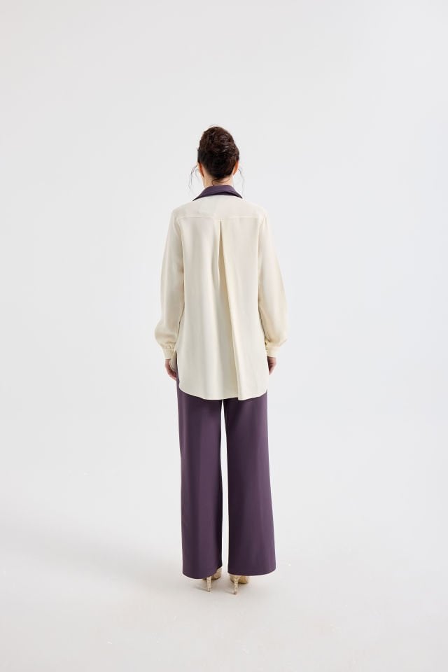 YELEK GÖRÜNÜMLÜ BLUZ PANTALON TAKIM 38