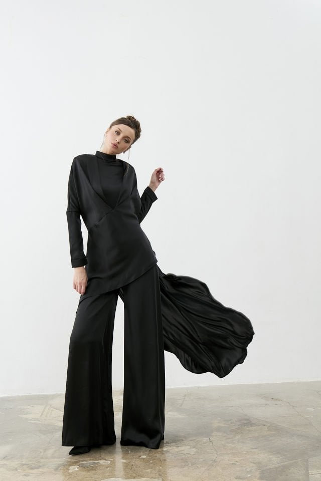 Pantalon Tunik Görünümlü Tulum 38