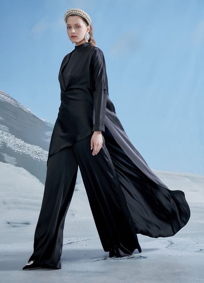 Pantalon Tunik Görünümlü Tulum 38