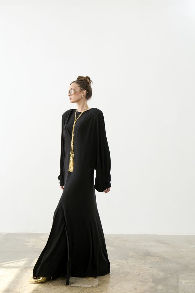 Yarasa Kol Kab Elbise Takım 46