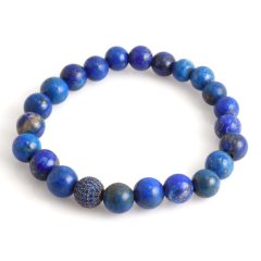 Lapis Lazuli Doğal Taşlı Bileklik