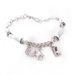 Charm Gümüş Bileklik