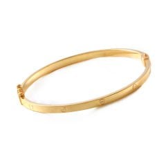 Cartier Model İnce Gümüş Kelepçe