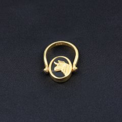 Zodiac Serisi Boğa Burcu Gümüş Yüzük
