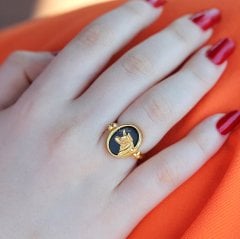 Zodiac Serisi Boğa Burcu Gümüş Yüzük