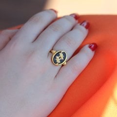 Zodiac Serisi Balık Burcu Gümüş Yüzük