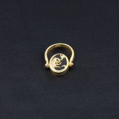 Zodiac Serisi Akrep Burcu Gümüş Yüzük