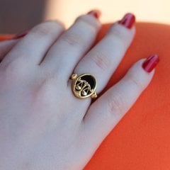 Zodiac Serisi Terazi Burcu Gümüş Yüzük
