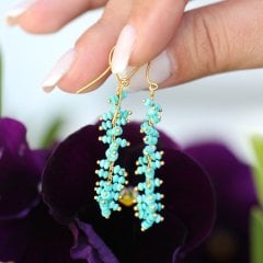 Hawaii Firuze Doğaltaşlı Set