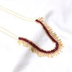 Hawaii Garnet Doğaltaşlı Set