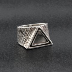 Triangle Erkek Gümüş Yüzük