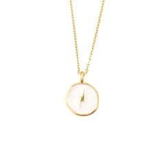 Minimal Mineli Gümüş Charm