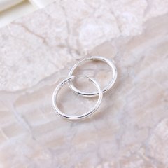 Gümüş Halka Küpe (Çap 2 cm)