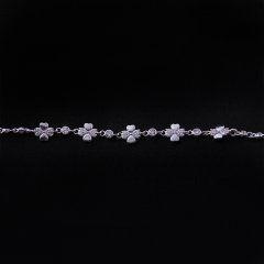 Yonca Model Gümüş Bileklik