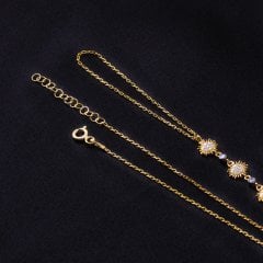 Güneş Model Zirkon Taşlı Gümüş Şahmeran