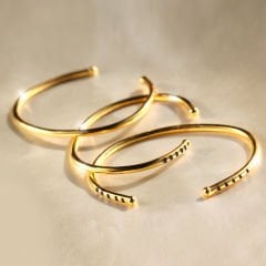Unisex Gümüş Kelepçe Bileklik