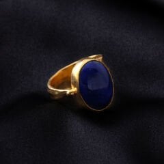 Lapis Lazuli Doğaltaşlı Gümüş Yüzük