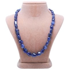 Safir Doğal Taşlı Kolye
