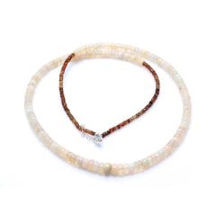 Opal Ve Turmalin Doğal Taşlı Kolye