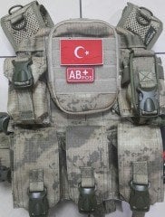 MİKADO 7B™ TAM DONANIMLI BALISTIK AVCI HUCUM YELEGI, (MPT-76/G3 ), J.KAMUFLAJ