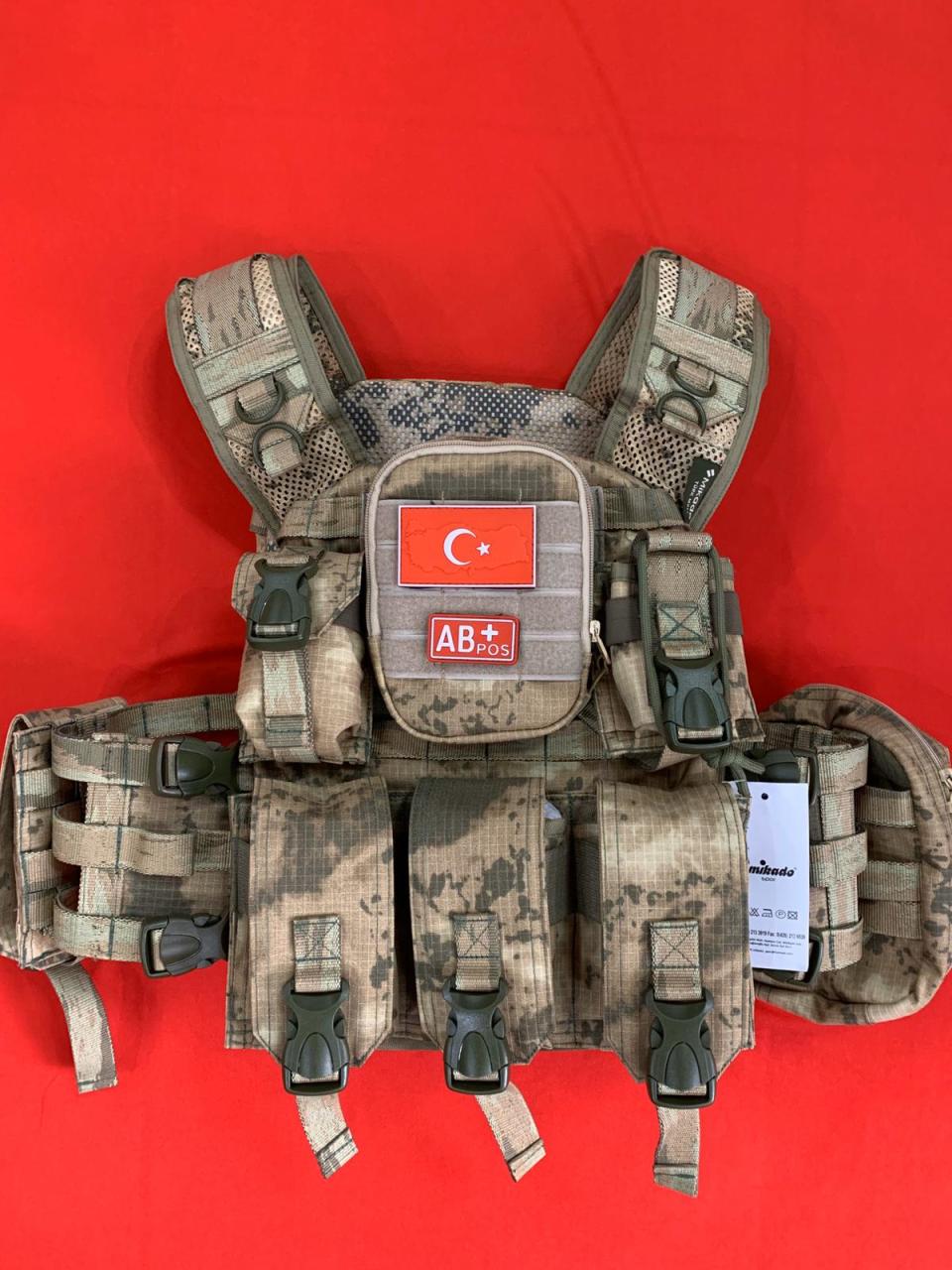 MİKADO 7B™ TAM DONANIMLI BALISTIK AVCI HUCUM YELEGI, (MPT-76/G3 ), J.KAMUFLAJ