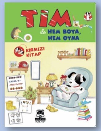 TİM ile Hem Boya Hem Oyna (Kırmızı Kitap)