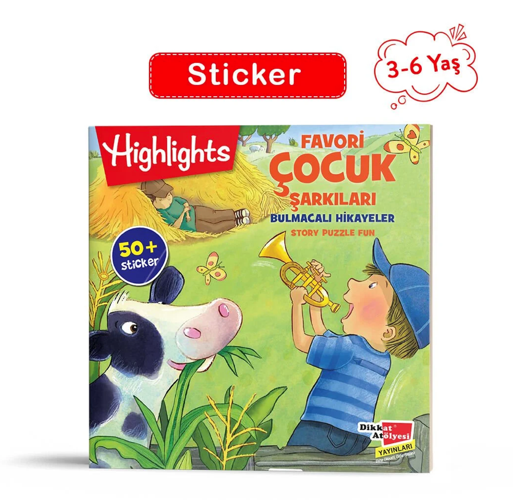 Highlights - Favori Çocuk Şarkıları Bulmacalı Hikayeler