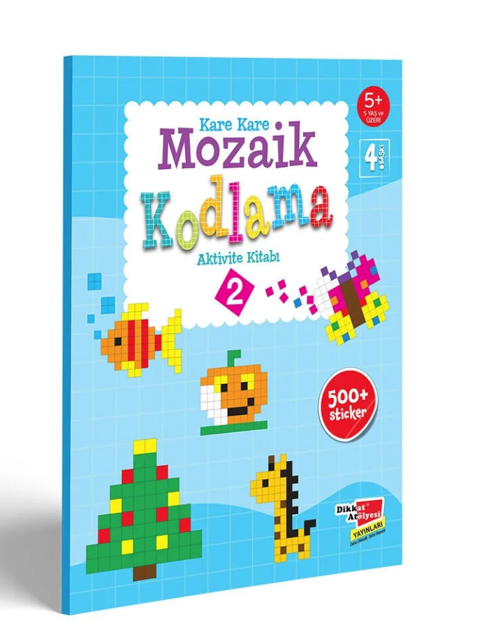 Kare Kare Mozaik Kodalama 2-  5+ Yaş(Kopya)