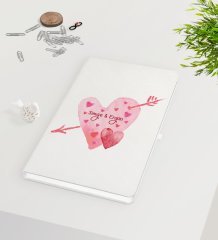 Kişiye Özel Sevgililer Günü Beyaz Defter-47