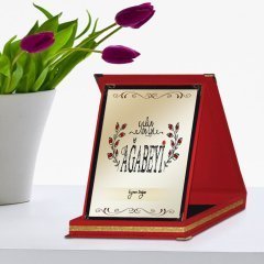 Kişiye Özel Yılın En İyi Ağabeyi Kırmızı Plaket Ödülü