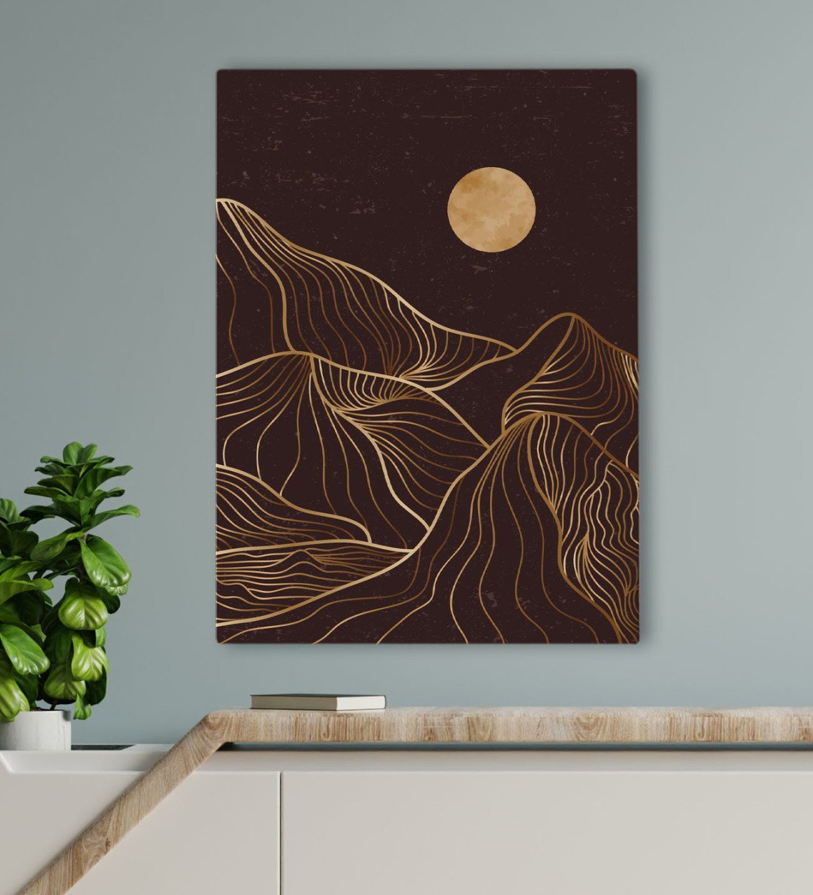 BK Gift Otel Odası Konseptli Kanvas Tablo 70x100cm-112