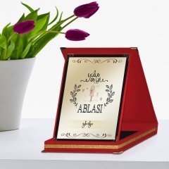 Kişiye Özel Yılın En İyi Ablası Kırmızı Plaket Ödülü - 2