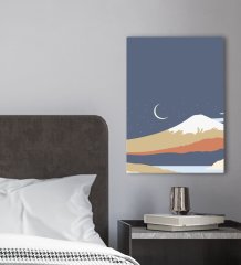 BK Gift Yatak Odası Konseptli Kanvas Tablo 30x50cm-40