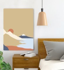 BK Gift Yatak Odası Konseptli Kanvas Tablo 70x100cm-39