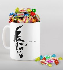 Kişiye Özel Atatürk Temalı Kupa ve Haribo Şeker Hediye Seti-7