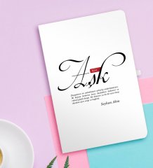 Kişiye Özel Mânâ Aşk Beyaz Defter