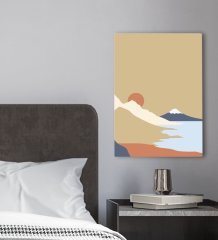BK Gift Yatak Odası Konseptli Kanvas Tablo 30x50cm-39