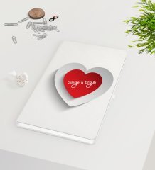 Kişiye Özel Sevgililer Günü Beyaz Defter-39
