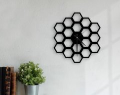 BK Home Dekoratif 45cm Ahşap Duvar Saati-73