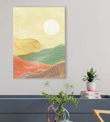 BK Gift Otel Odası Konseptli Kanvas Tablo 50x70cm-109