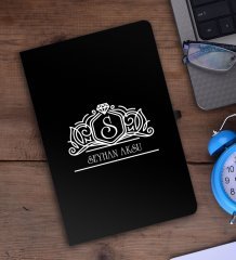 Kişiye Özel İsimli Siyah Defter - 13