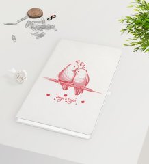 Kişiye Özel Sevgililer Günü Beyaz Defter-37