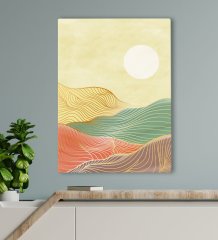 BK Gift Otel Odası Konseptli Kanvas Tablo 70x100cm-109