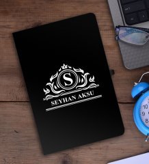 Kişiye Özel İsimli Siyah Defter - 12