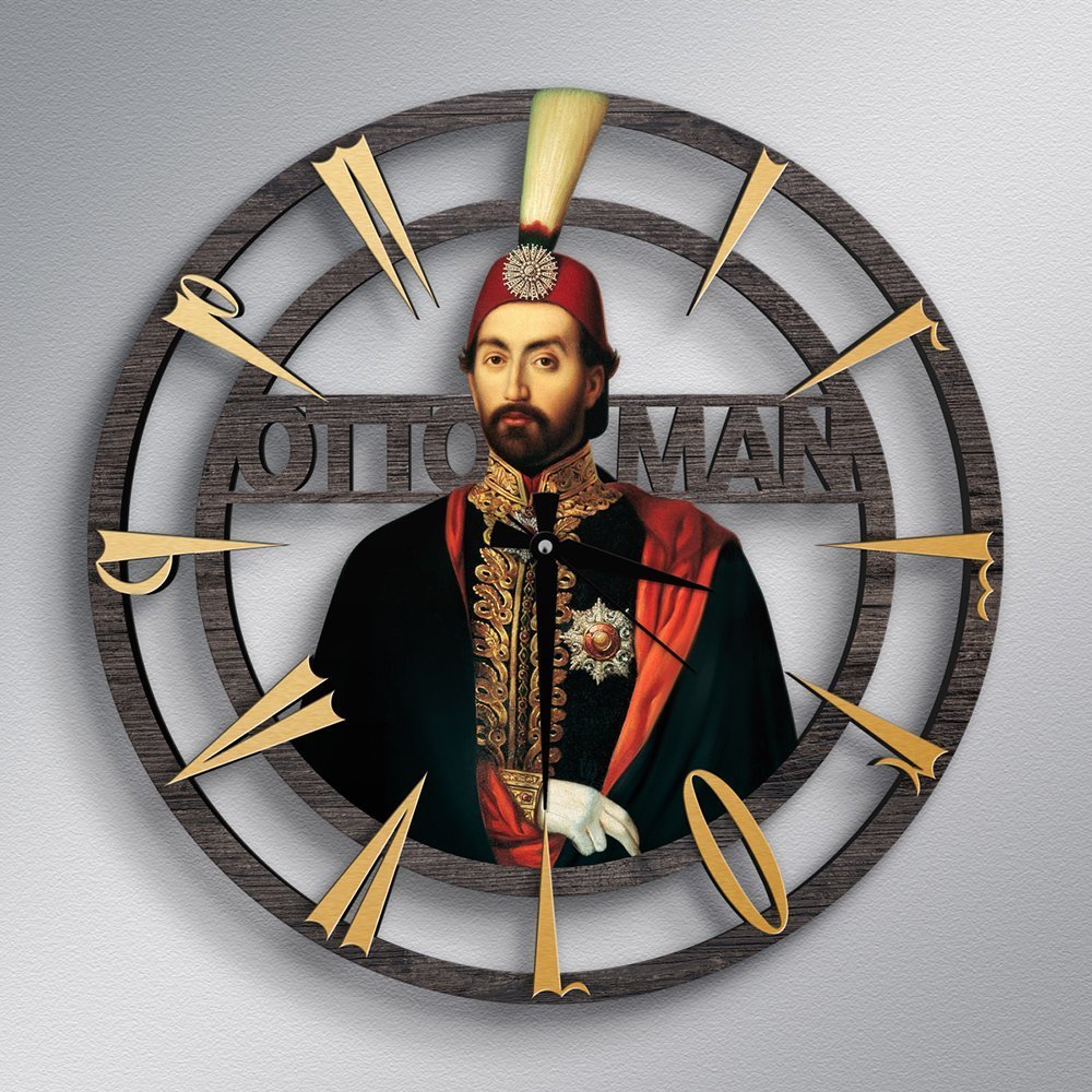 Sultan Abdülmecid Ahşap Duvar Saati - Model A5