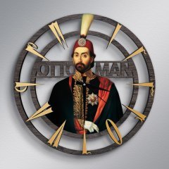 Sultan Abdülmecid Ahşap Duvar Saati - Model A5