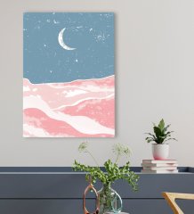 BK Gift Otel Odası Konseptli Kanvas Tablo 50x70cm-108