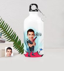 Kişiye Özel Bay Kuaför Karikatürlü Metal Suluk (500 ml.) 1