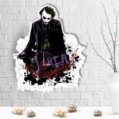 Kişiye Özel Joker Tasarımlı Ahşap Duvar Saati - 3