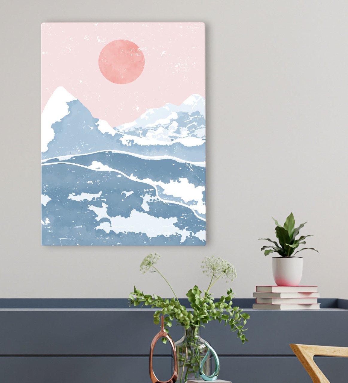 BK Gift Otel Odası Konseptli Kanvas Tablo 50x70cm-107